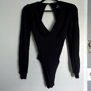 Lulus Open Tie Back Bodysuit XS
